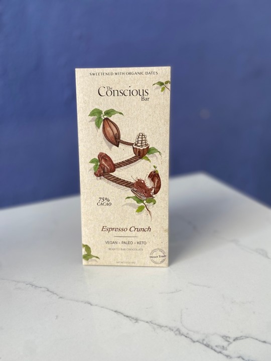 conscious bar espresso crunch