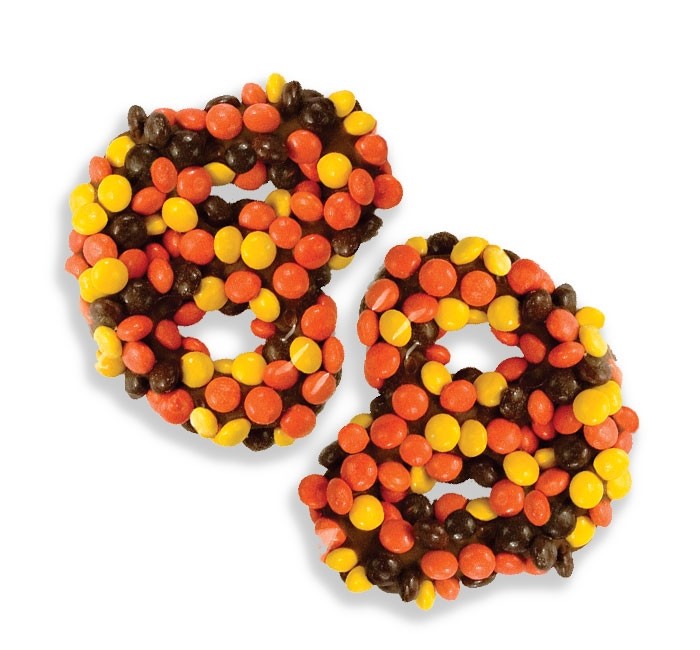 ASHER CHOCOLATE PRETZEL WITH REESES PIECES ONE POUND - MILK