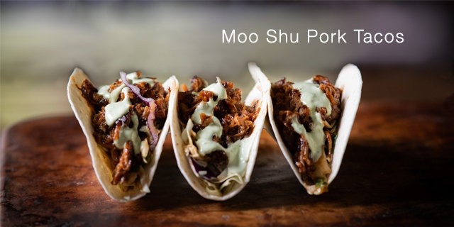 Moo Shu Pork Tacos