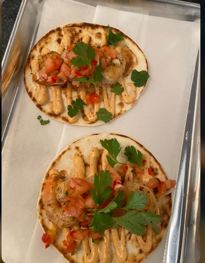 Jambalaya Shrimp Tacos