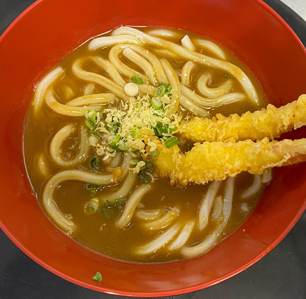 Curry Shrimp Tempura Udon
