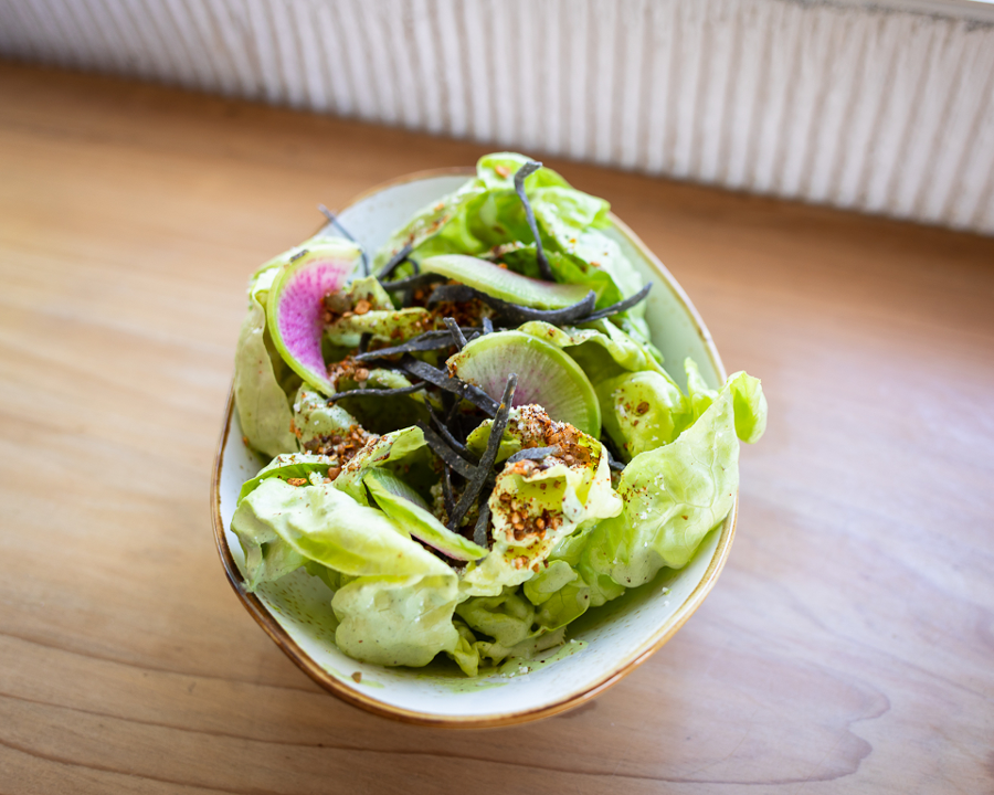 Gluten Free Recipe: Little Gem Salad with Radishes, Pepitas, and