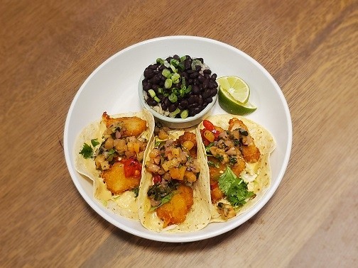 Grilled Shrimp Tacos: Two