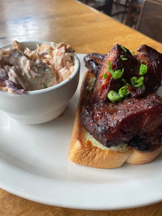 G.G. BBQ Rib Tips w/ Coleslaw