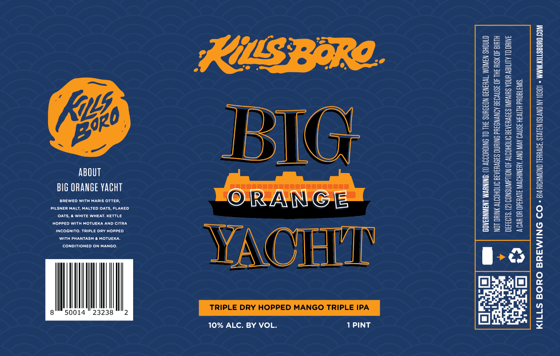 Big Orange Yacht - 4pk