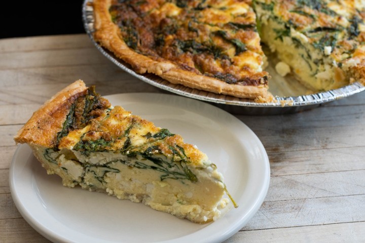 ** Florentine Quiche Slice