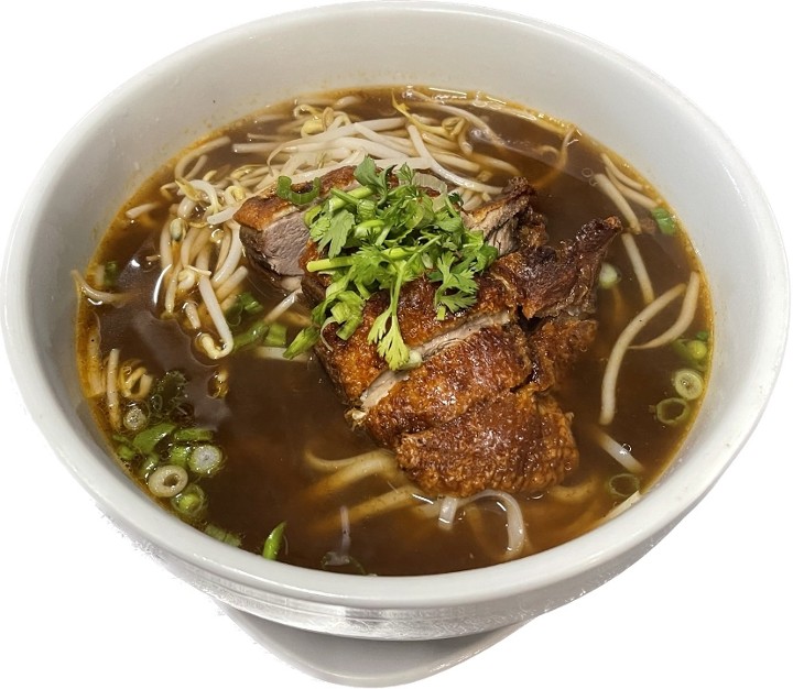 Crispy Duck Noodle Soup