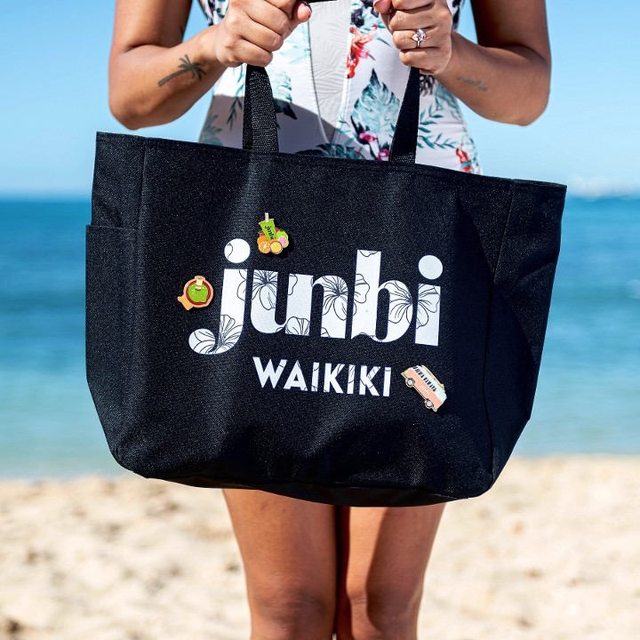 Black Waikiki Tote Bag**