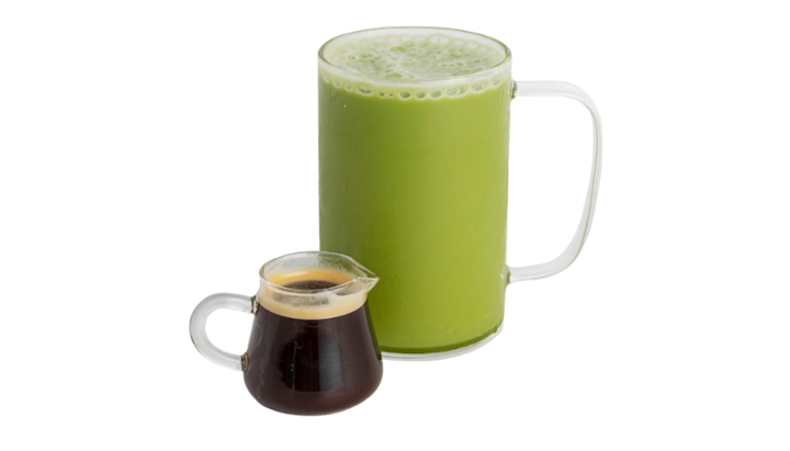 Hot Dirty Matcha Cold Brew**