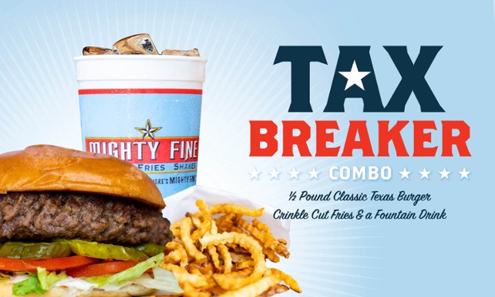 Burger of the Month - Tax Breaker Combo