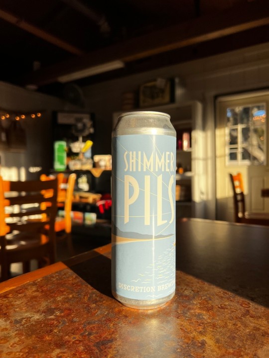 Discretion Brewing Shimmer Pils 19.2oz