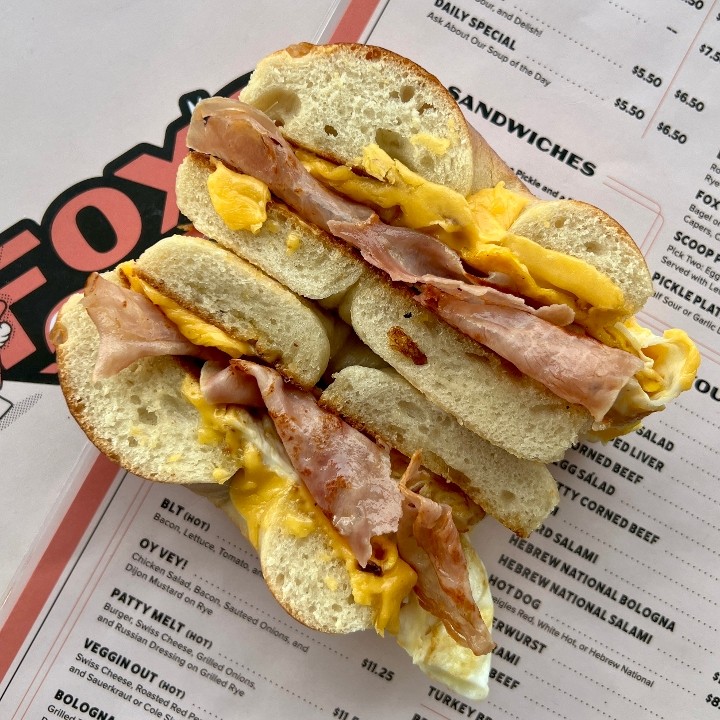 Ham, Egg, and Cheese Sandwich
