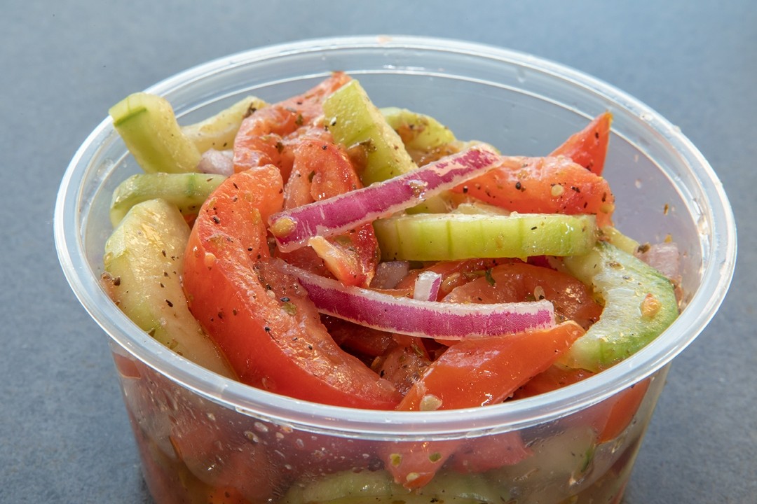 Cucumber, Tomato and Red Onion Salad - Family Style