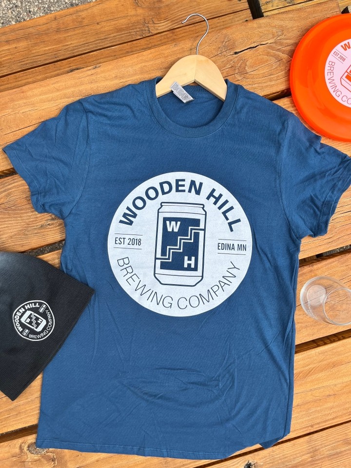 Navy Crew Logo T-Shirt - Medium