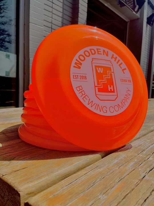 Orange Logo Frisbee
