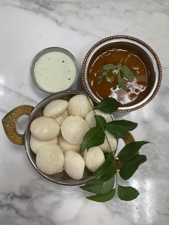 Mini Idli w/(Butter/Sambar)