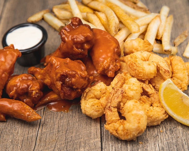 #10 - WINGS & SHRIMP COMBO