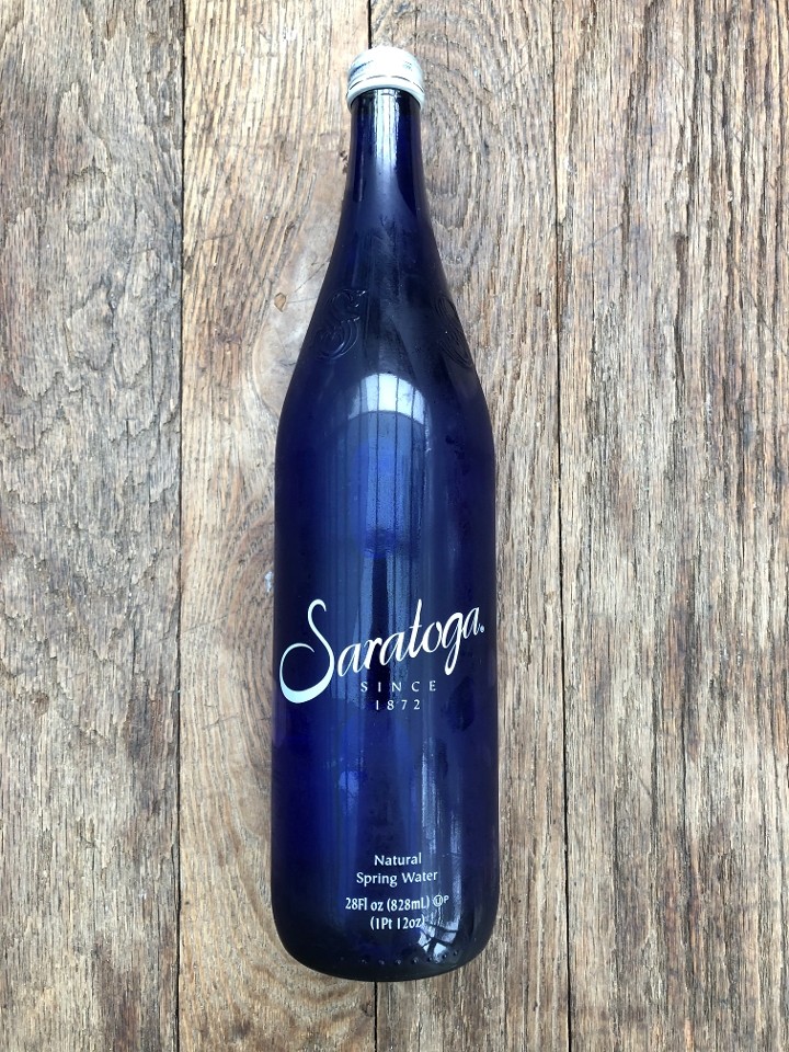 Saratoga Sparkling Natural Water - Glass Bottle 28 oz.