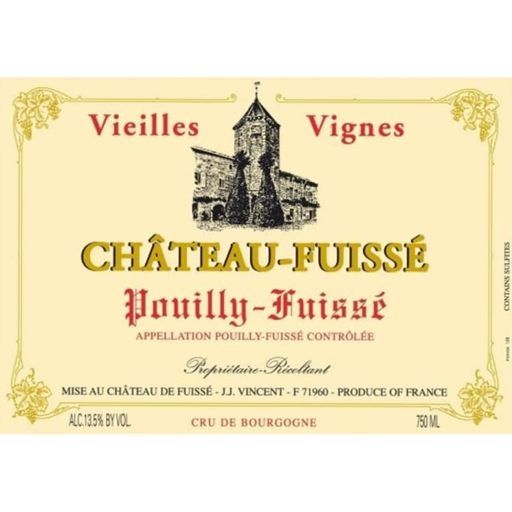 2011 Chateau-Fuisse "VIEILLES VIGNES" Pouilly-Fuisse  - Burgundy, France