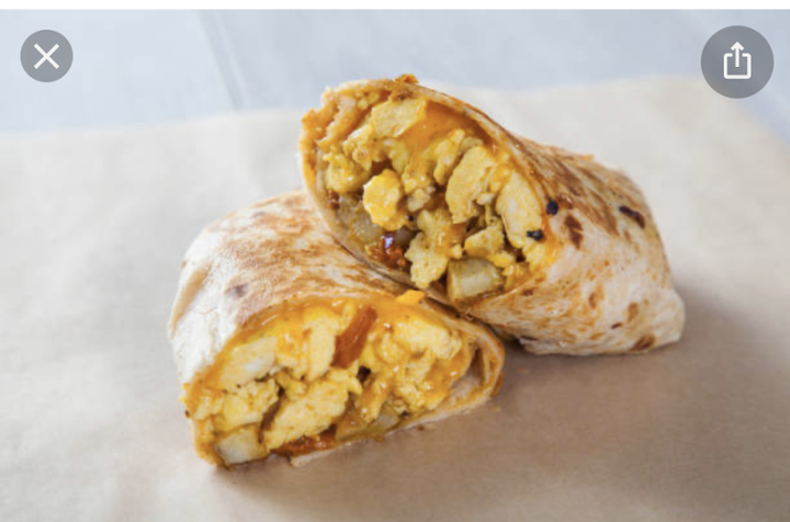 Tater Tot Breakfast Burrito