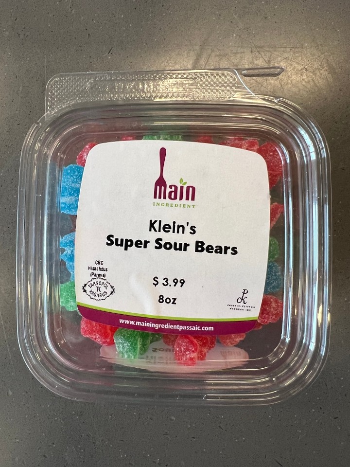 Kleins Super Sour Bears (8oz)