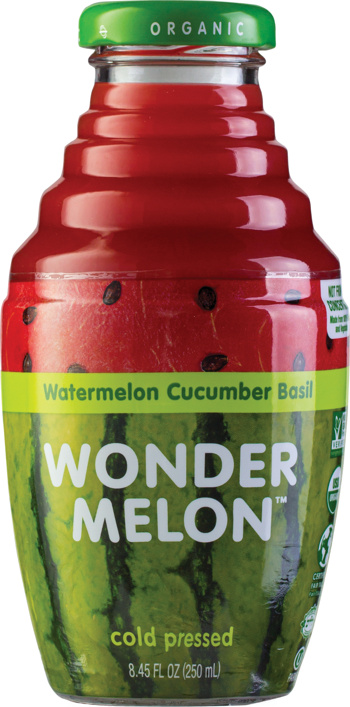 Wonder Melon | 8 fl oz Watermelon Cucumber Basil Cold Pressed