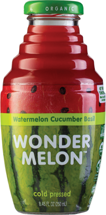 Wonder Melon | 8 fl oz Watermelon Cucumber Basil Cold Pressed