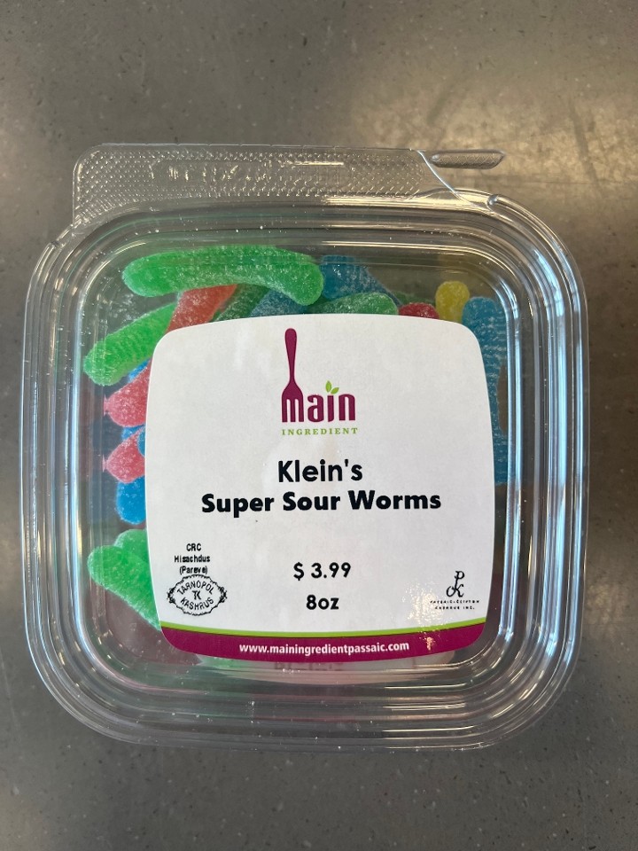 Kleins Super Sour Worms (8oz)