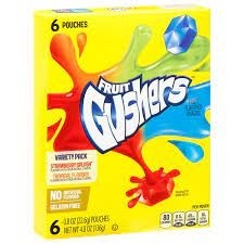 Fruit Gushers Variety Pack 6 Pouches