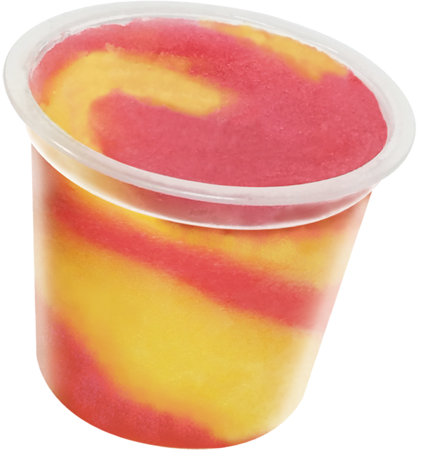 Strawberry - Mango Dixie Sorbet Cup 3oz (Pareve)