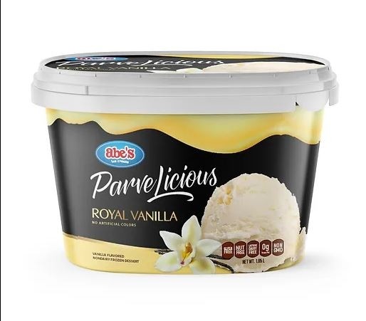 Abe's | 56 fl oz Vanilla Royal Ice Cream Parve