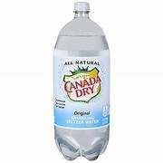 Plain Seltzer Canada Dry 1 Liter