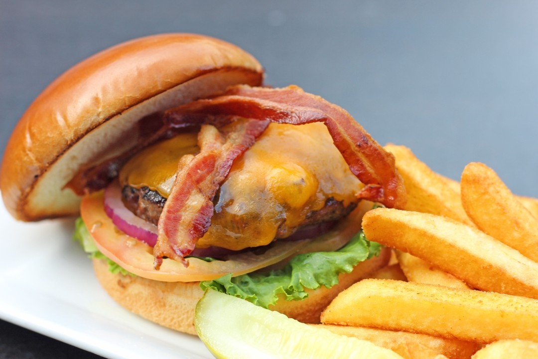 Bacon Cheddar Burger**