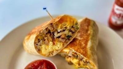 Sausage Breakfast Burrito