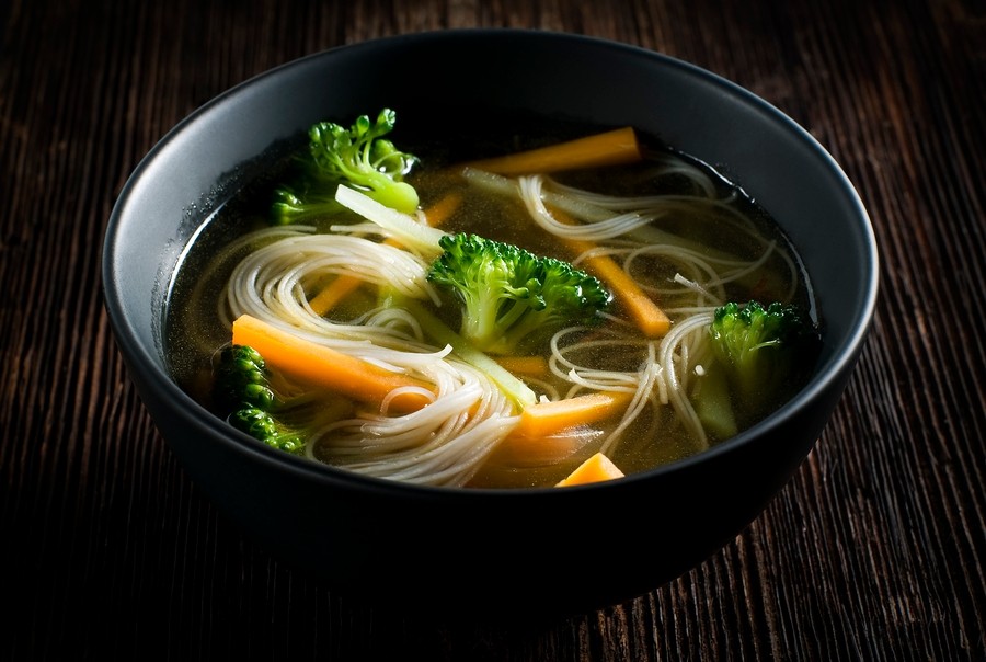 Mixed Vegetable Noodle Soup