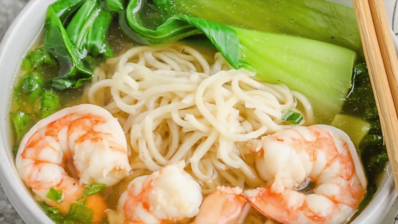Baby Shrimp Noodle Soup