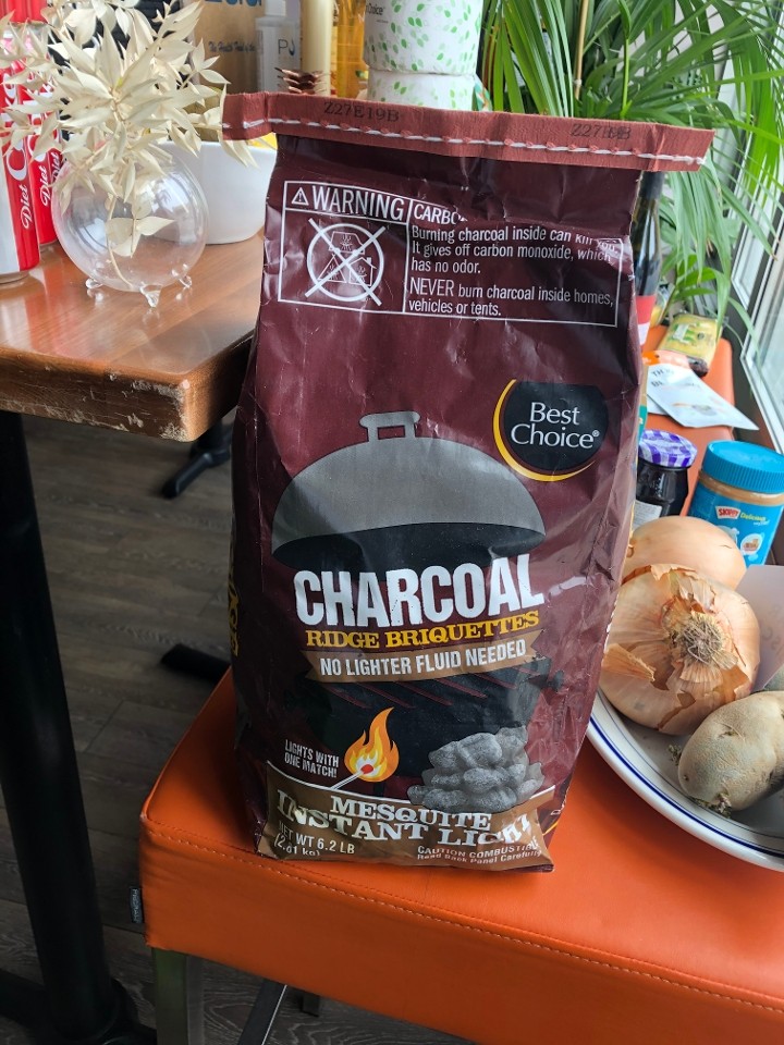 Charcoal (No Lighter Fluid Needed) 6.2lb Bag