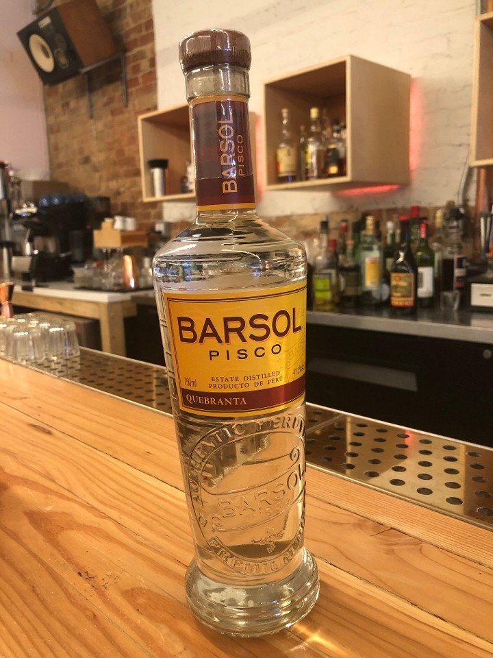 Brandy: Barsol Pisco (750 mL)