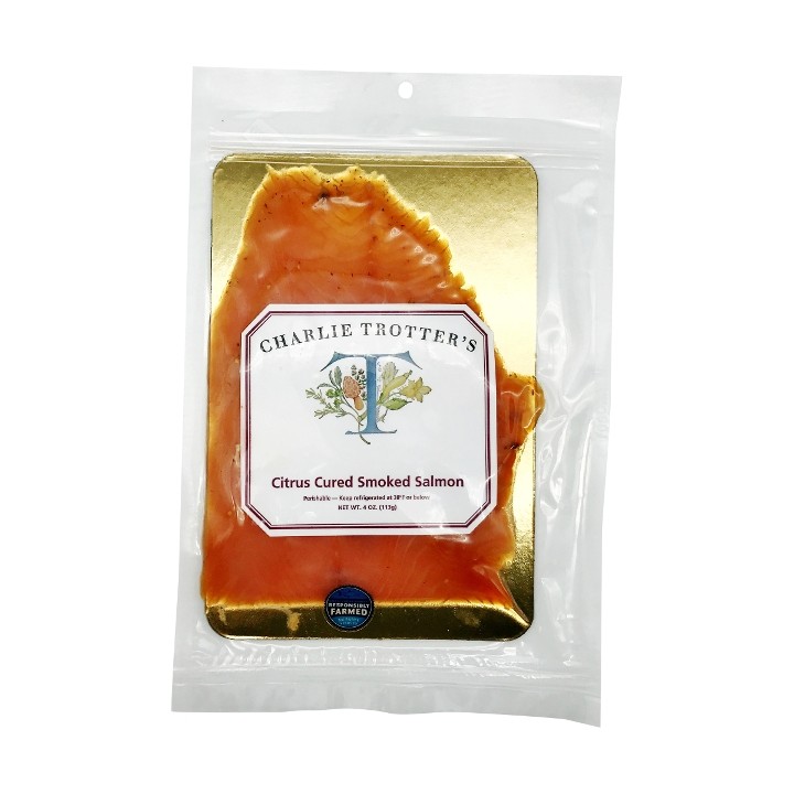 Charlie Trotter Citrus Smoked Salmon 4oz