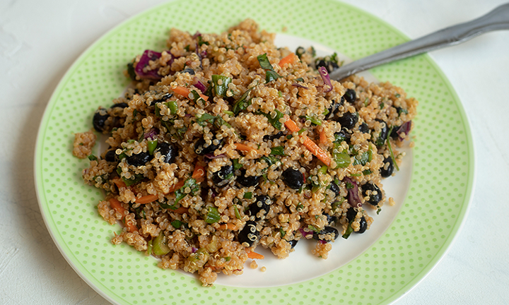 Quinoa & Black Bean Salad