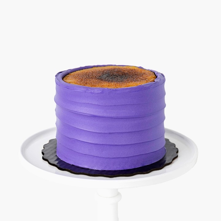 Ube Creme Brulee Cake