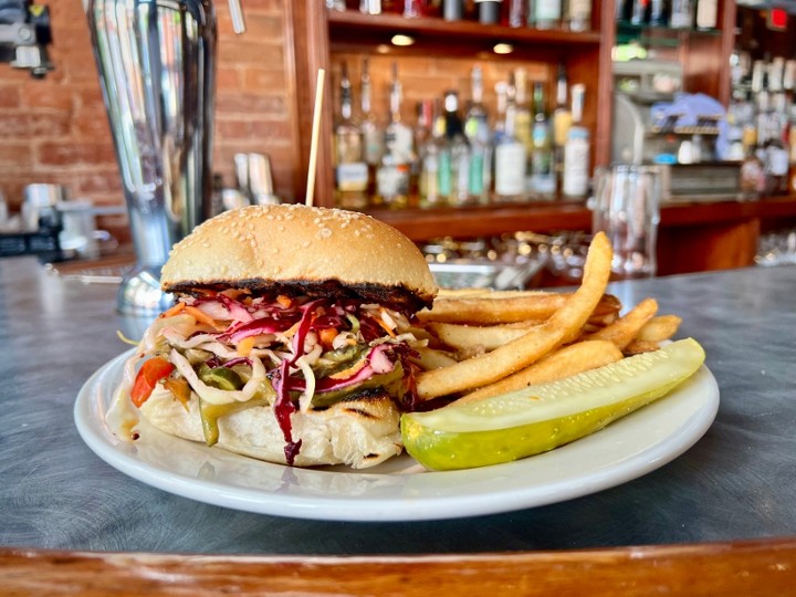 Carolina BBQ Mushroom Sandwich