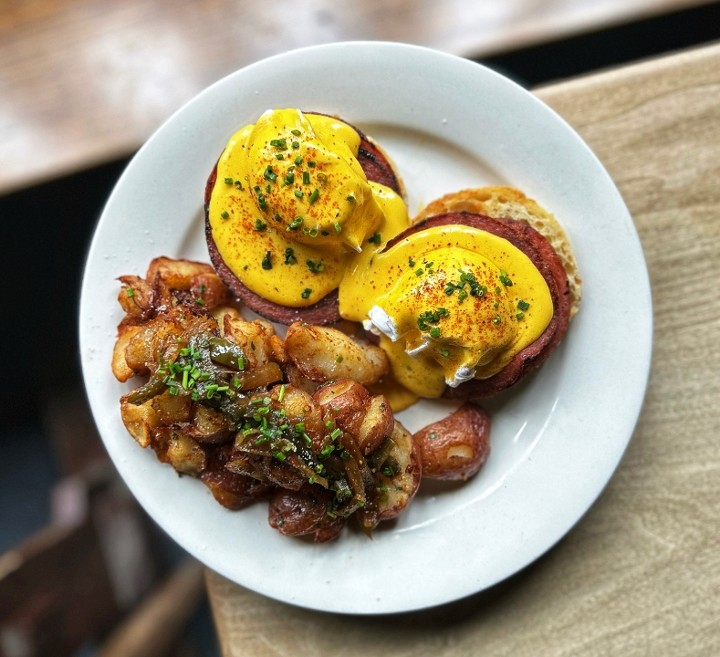 Pork Roll Benedict