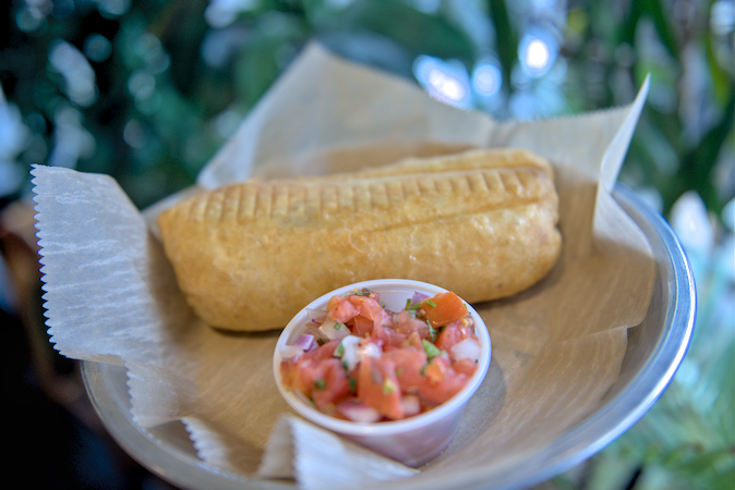 Shredded Chicken Chimichanga