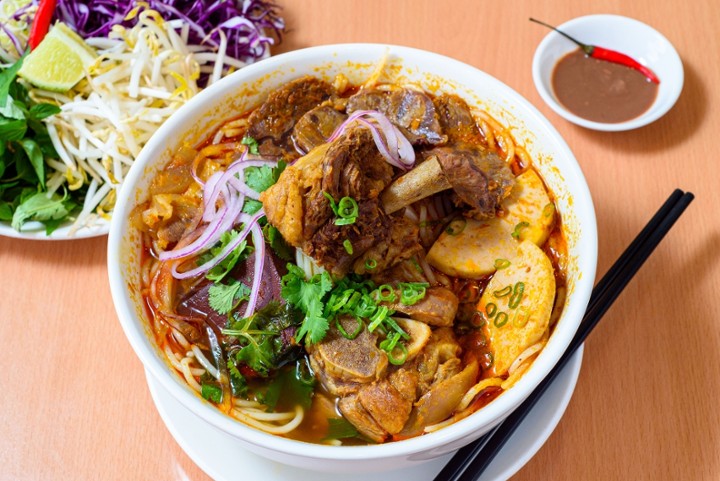 Traditional Spicy Beef + Rib Noodle Soup