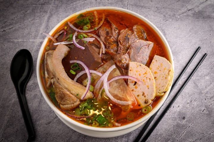 Traditional Spicy Beef Noodle Soup