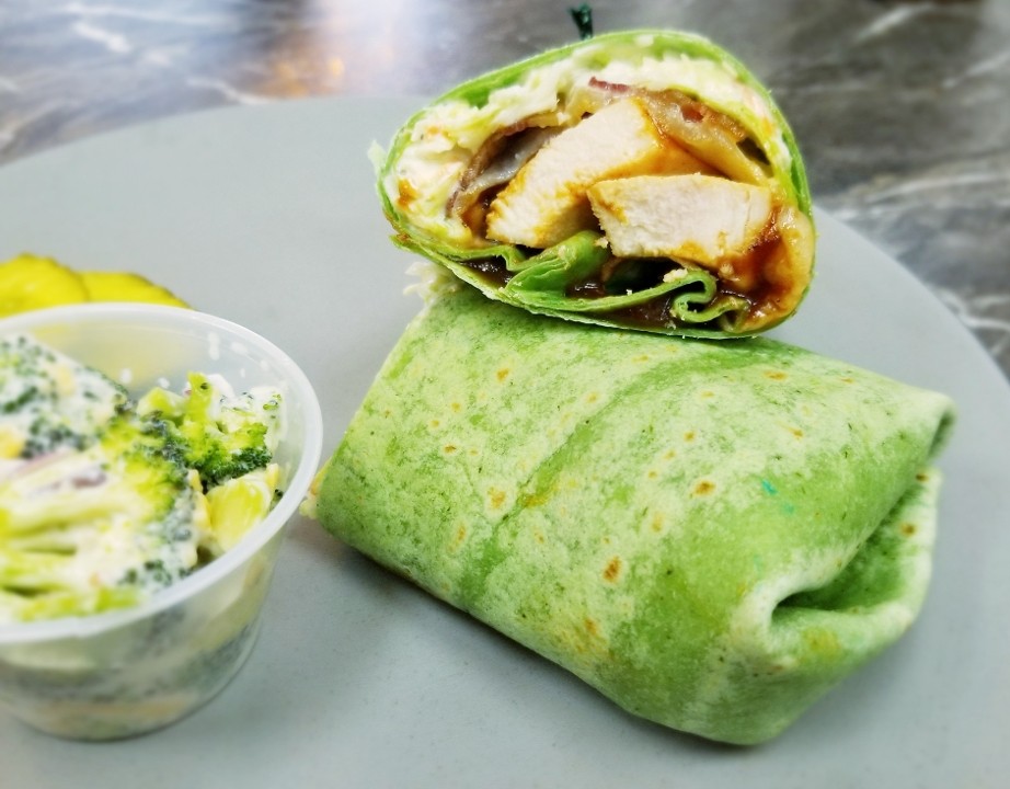 Grilled BBQ Chicken Wrap