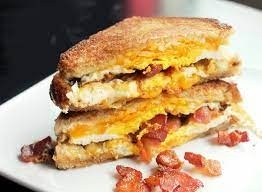 Grilled Bacon, Egg, & Cheese