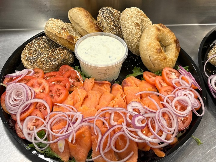 Bagel & Lox Platter (6 Bagels)