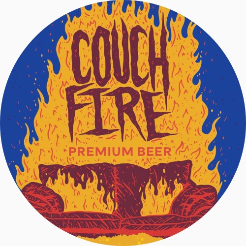 6pk Couch Fire